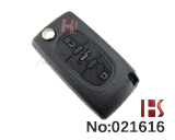 Citroën C-Triomphe 리모컨 풀딩키 케이스(버튼:3개)